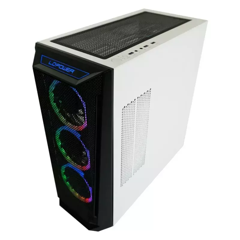 Case PC LC-Power Holo-1_X Midi Tower bianco