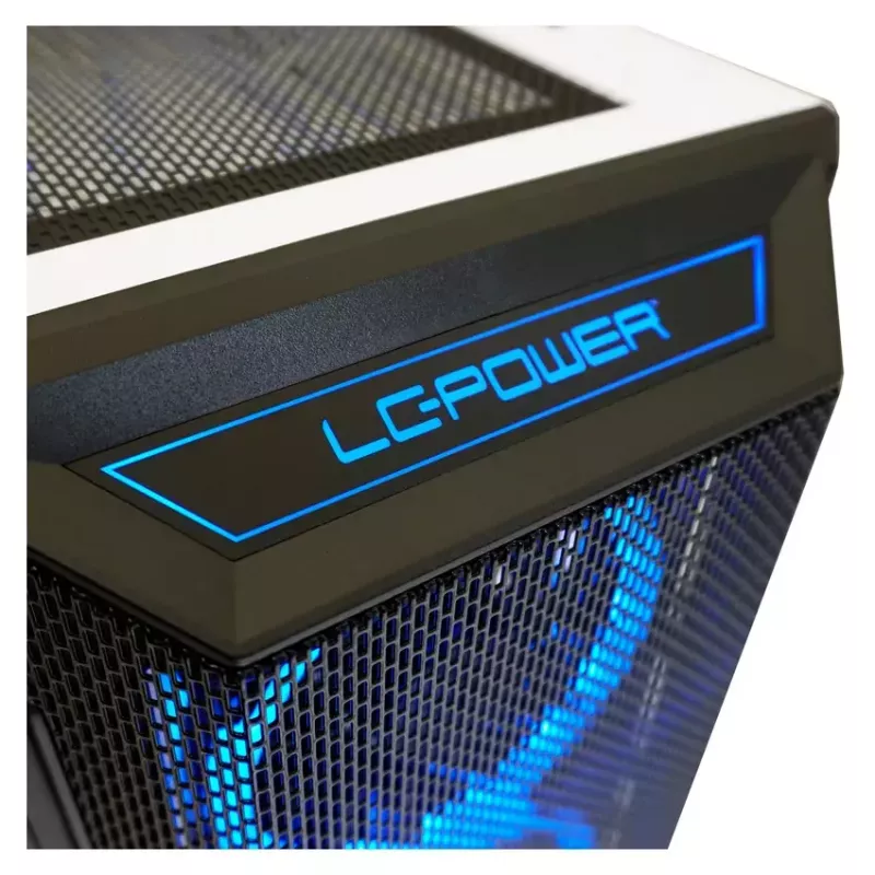 Case PC LC-Power Holo-1_X Midi Tower bianco