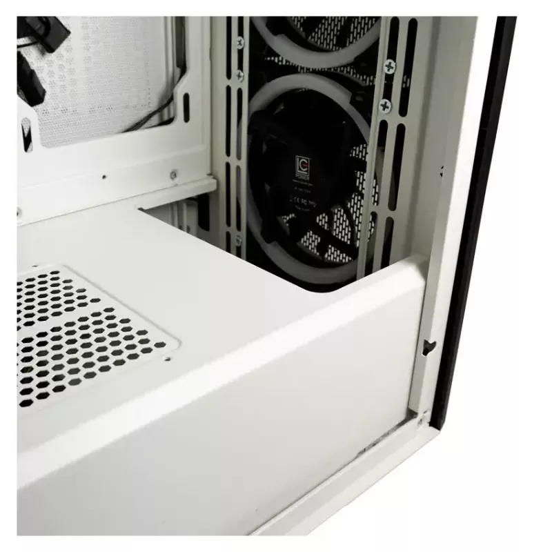 Case PC LC-Power Holo-1_X Midi Tower bianco