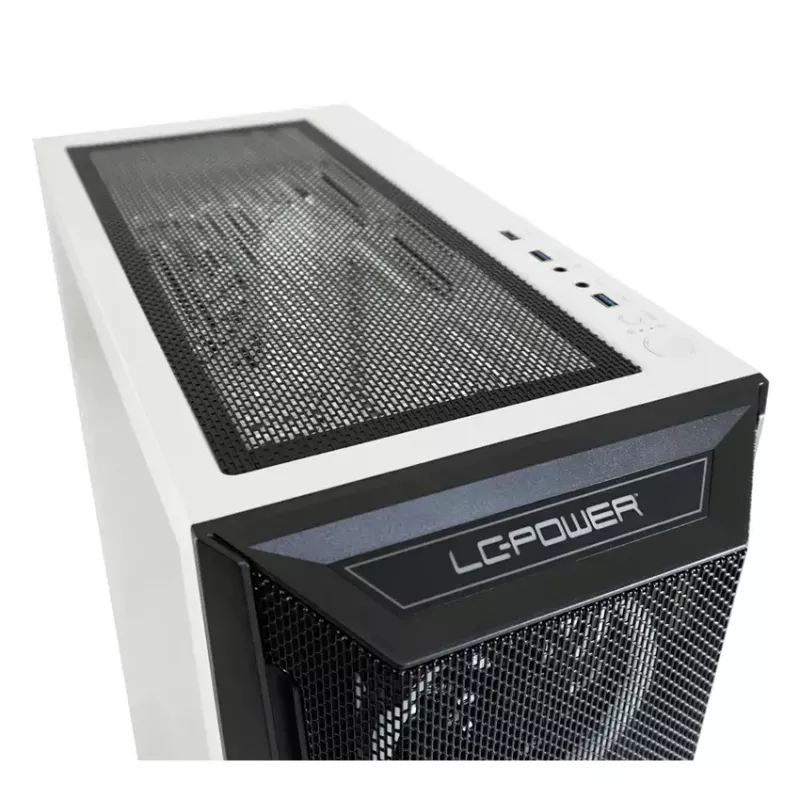 Case PC LC-Power Holo-1_X Midi Tower bianco
