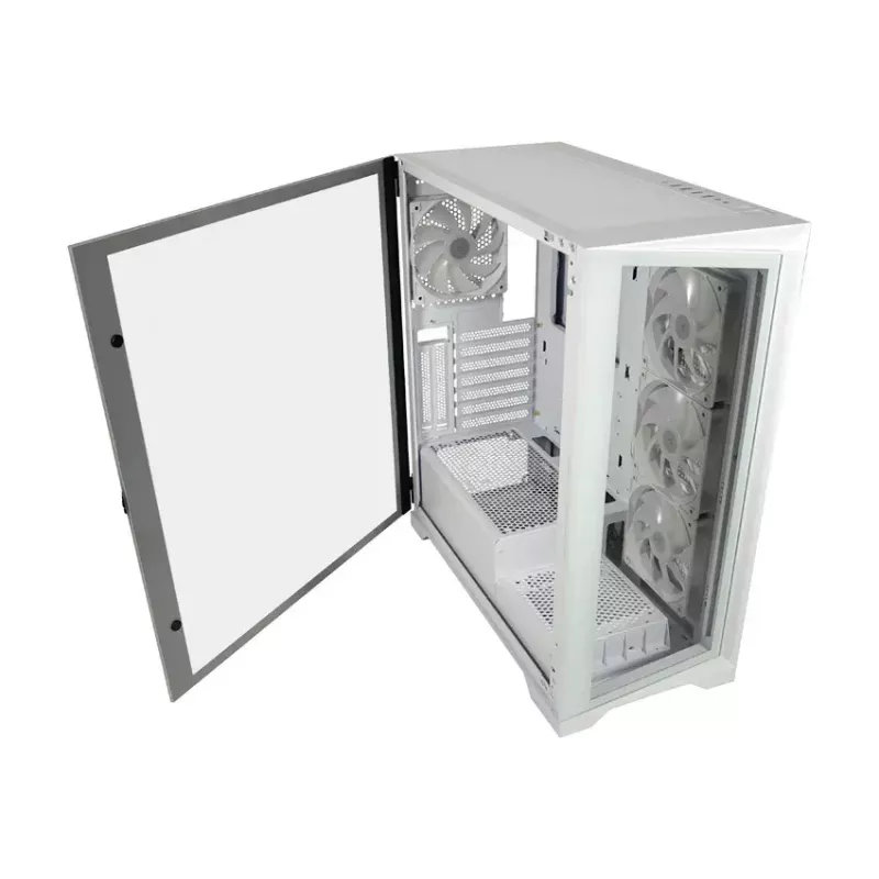 Case PC LC-Power LC-7041B-ON Midi Tower bianco
