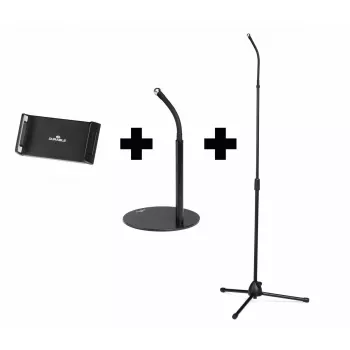 Supporto attivo Durable TWIST COMBI per cellulare smartphone tablet nero
