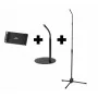 Supporto attivo Durable TWIST COMBI per cellulare smartphone tablet nero