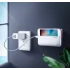 UGREEN 30394 supporto adesivo da parete per ricarica del telefono, bianco