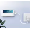 UGREEN 30394 supporto adesivo da parete per ricarica del telefono, bianco