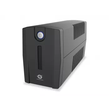Conceptronic ZEUS 650VA 360W UPS, presa Schuko, line-interactive, 0,65 kVA, 360 W, 220 V, 240 V, 220 V