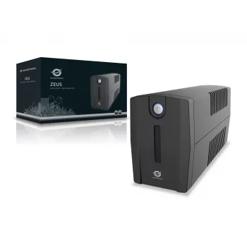 Conceptronic ZEUS 850VA 480W UPS, presa Schuko, line-interactive, 0,85 kVA, 480 W, 220 V, 240 V, 220 V