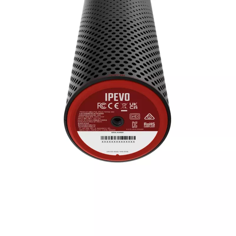IPEVO TOTEM 360 videocamera per conferenze con vivavoce 360° immersiva