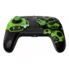 Gamepad PDP REMATCH controller con filo 1-Up Glow in the Dark per Nintendo Switch, USB, cavo 3 m, D-pad, tasto Home, nero/verde