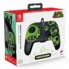 Gamepad PDP REMATCH controller con filo 1-Up Glow in the Dark per Nintendo Switch, USB, cavo 3 m, D-pad, tasto Home, nero/verde