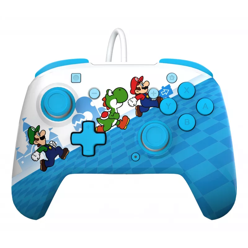 Gamepad PDP Mario Escape REMATCH per Nintendo Switch — con filo USB, D-pad, tasto Home, multicolore