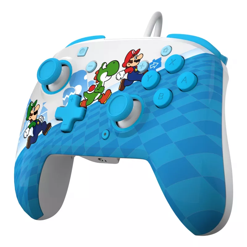 Gamepad PDP Mario Escape REMATCH per Nintendo Switch — con filo USB, D-pad, tasto Home, multicolore