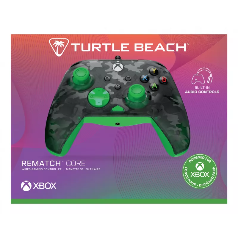 Gamepad Turtle Beach Rematch Core nero verde grigio USB con filo