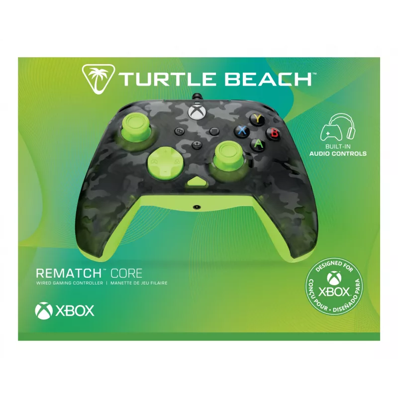 Gamepad Turtle Beach Rematch Core nero grigio giallo USB con filo