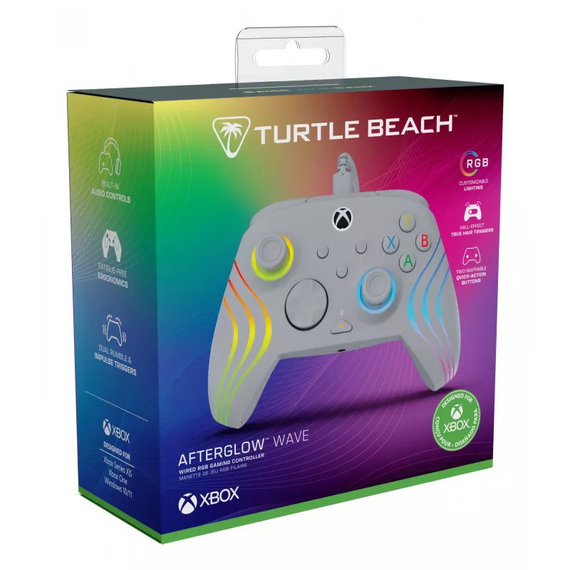 Gamepad Turtle Beach Afterglow Wave grigio USB PC Xbox Series