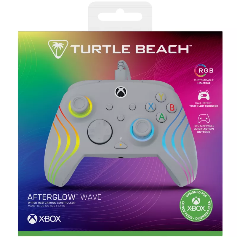 Gamepad Turtle Beach Afterglow Wave grigio USB PC Xbox Series