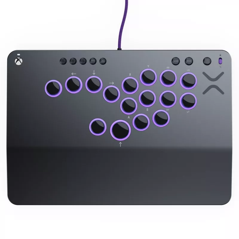 Fight stick PDP Victrix Pro KO Leverless grigio USB fightstick PC, Xbox Series S, Xbox Series X