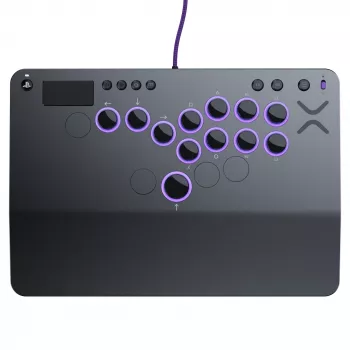 Fight stick PDP Victrix Pro KO Leverless grigio USB fightstick PC, PlayStation 4, PlayStation 5