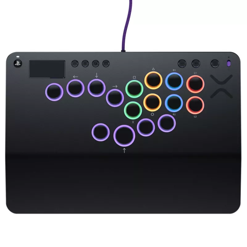 Fight stick PDP Victrix Pro KO Leverless grigio USB fightstick PC, PlayStation 4, PlayStation 5