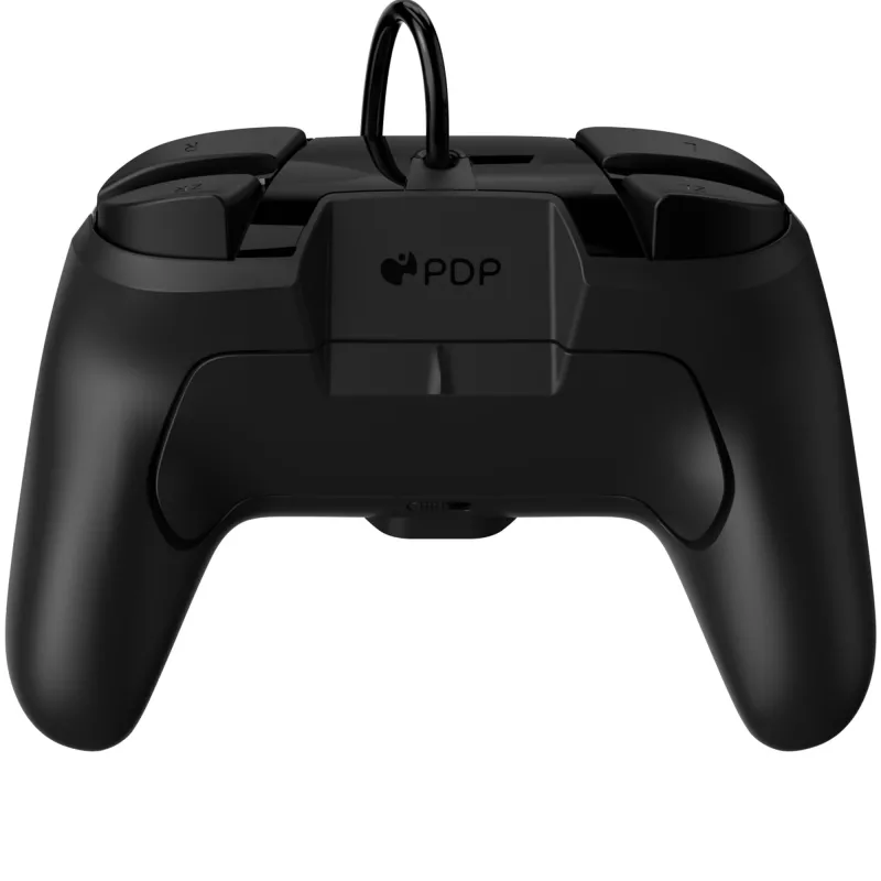Gamepad PDP Faceoff Deluxe+ Audio controller con filo nero e bianco