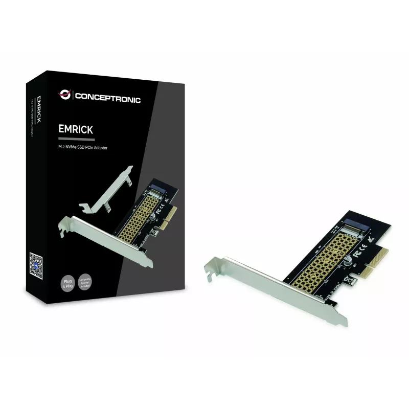 Adattatore Conceptronic EMRICK M.2 NVMe SSD PCIe