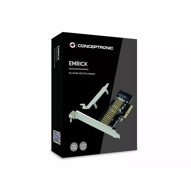 Adattatore Conceptronic EMRICK M.2 NVMe SSD PCIe