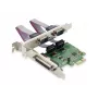 Scheda Conceptronic PCI Express 1 porta parallela e 2 porte seriali