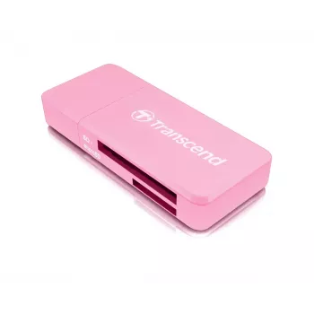 Lettore di schede Transcend RDF5 rosa