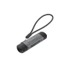 Lettore di schede Conceptronic BIAN05G 2-in-1 USB 3.0 dual plug, SD/MicroSD 3.0, UHS-I