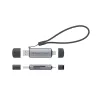 Lettore di schede Conceptronic BIAN05G 2-in-1 USB 3.0 dual plug, SD/MicroSD 3.0, UHS-I