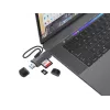 Lettore di schede Conceptronic BIAN05G 2-in-1 USB 3.0 dual plug, SD/MicroSD 3.0, UHS-I