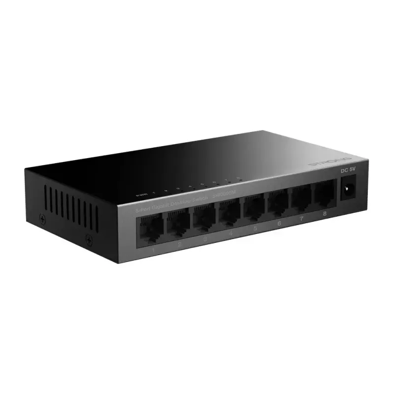 Switch di rete Strong SW8000M Gigabit Ethernet 8 porte 16 Gbit/s