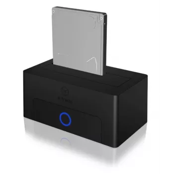 Case esterno per HDD/SSD 2,5/3,5 pollici ICY BOX IB-1122-U3, SATA a USB 3.2 Gen1, 5 Gbit/s, nero