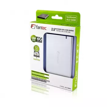 Case per HDD/SSD Fantec ALU7MMU3 argento 2,5 pollici