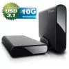 Case per HDD Fantec DB-ALU31 nero 3,5 pollici