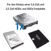 Case per HDD Fantec DB-ALU31 nero 3,5 pollici