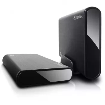 Case per HDD Fantec DB-ALU31 nero 3,5 pollici