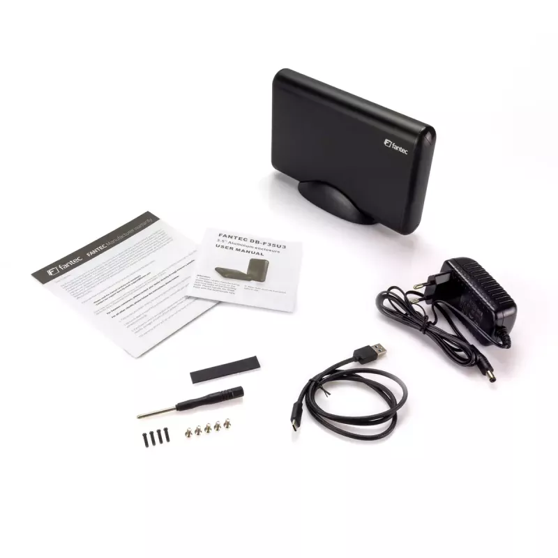 Case per disco fisso Fantec DB-F35U3 nero 3,5 pollici