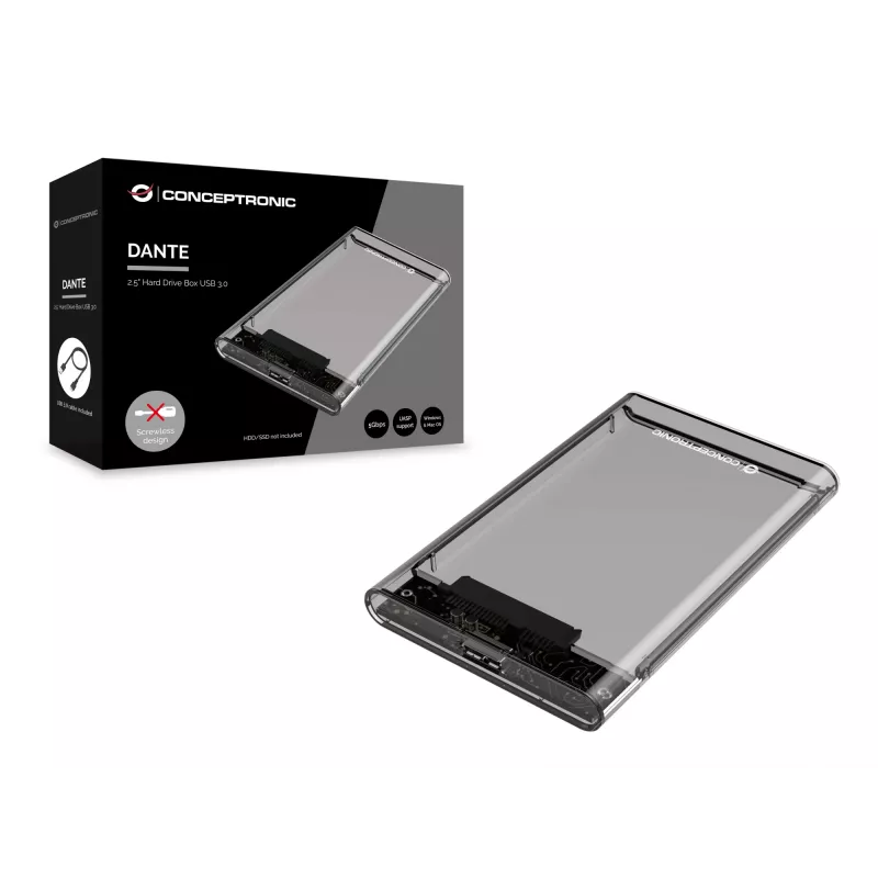 Case per disco fisso Conceptronic DANTE 2,5 pollici USB 3.0