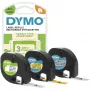 Nastro per etichettatrice DYMO LetraTag assortito confezione da 3