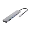 Conceptronic DONN28G docking station USB 3.2 Gen 1 7-in-1, 4K60Hz HDMI, USB-A 5Gbps x 2, USB-C 5Gbps, SD, TF/MicroSD, 100W USB PD