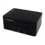 LC Power LC-DOCK-U3-HUB - docking station HDD con indicatore di rete, hub USB a 3 porte, interruttore on/off, funzione clonazione vani: 2 - 2.5 / 3.5 condivisi