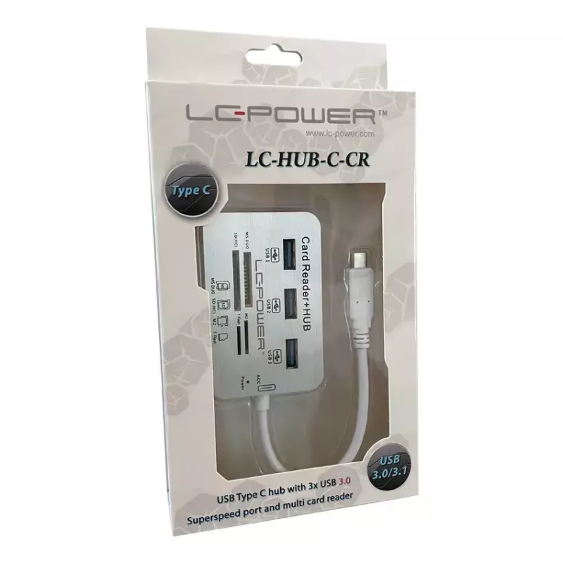 Dock per laptop LC-Power LC-HUB-C-CR
