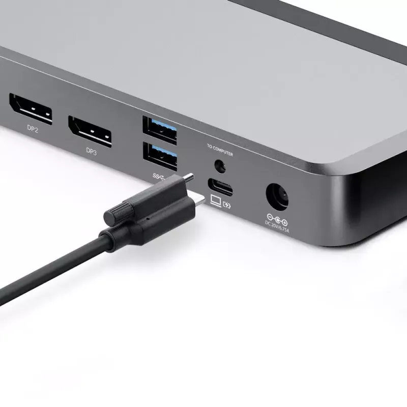 ALOGIC DX3 docking station universale triple display 4K 100W Power Delivery