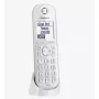 Panasonic KX-TGQ200GW telefono cordless digitale DECT, bianco