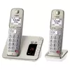 Telefono DECT Panasonic KX-TGE262GN con microtelefono cordless e identificazione chiamante