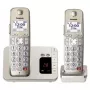 Telefono DECT Panasonic KX-TGE262GN con microtelefono cordless e identificazione chiamante