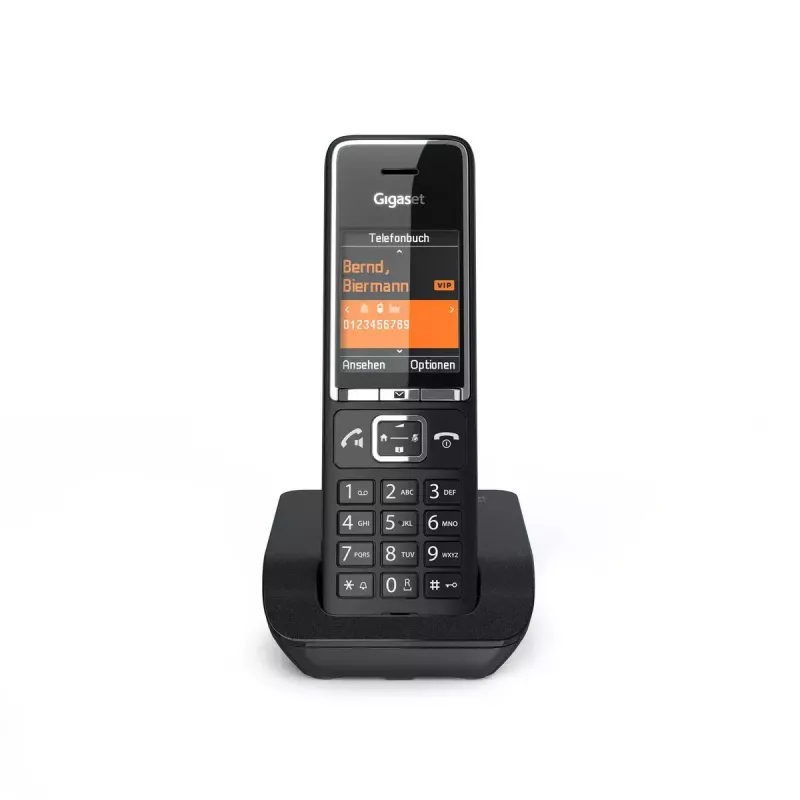 Telefono analogico Gigaset COMFORT 550 con microtelefono cordless e visualizzazione numero