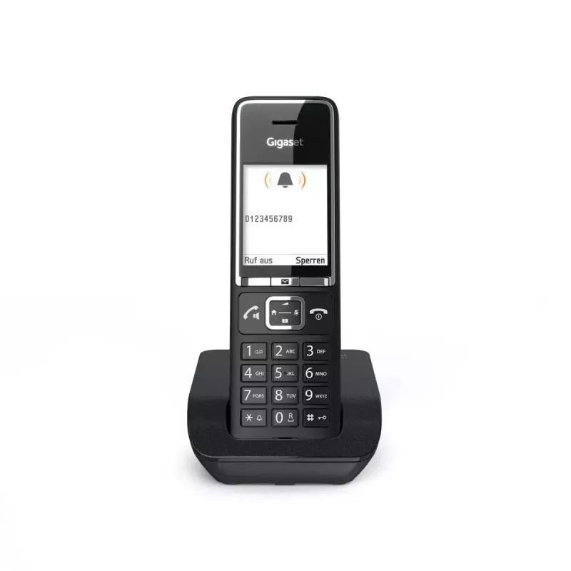 Telefono analogico Gigaset COMFORT 550 con microtelefono cordless e visualizzazione numero
