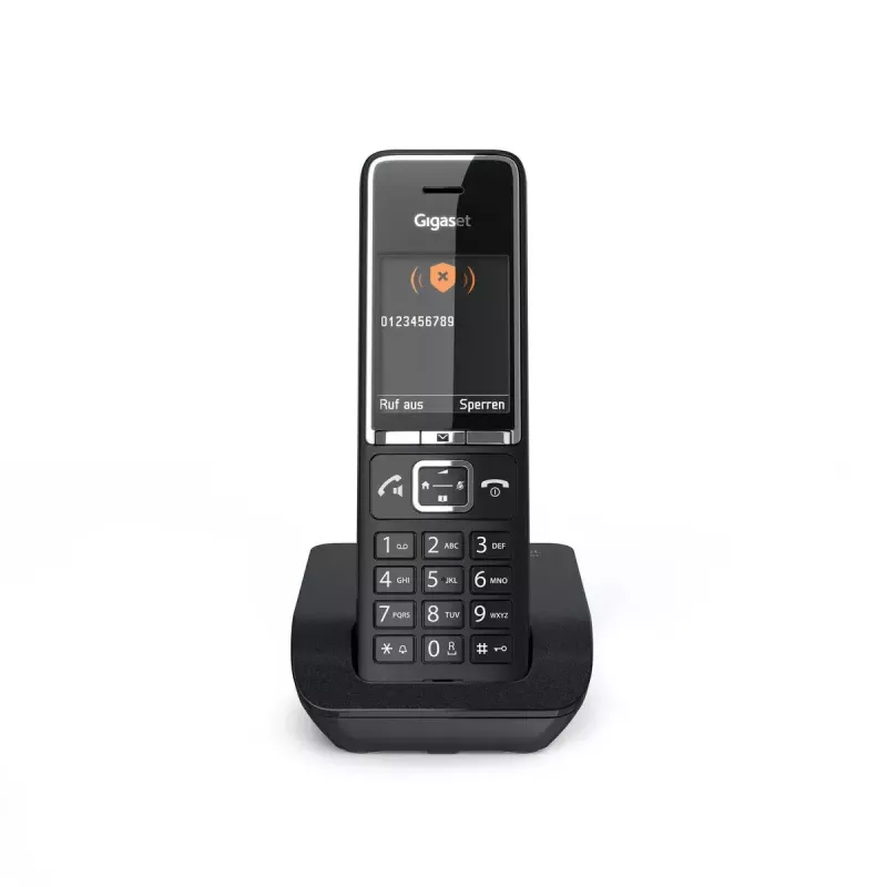 Telefono analogico Gigaset COMFORT 550 con microtelefono cordless e visualizzazione numero